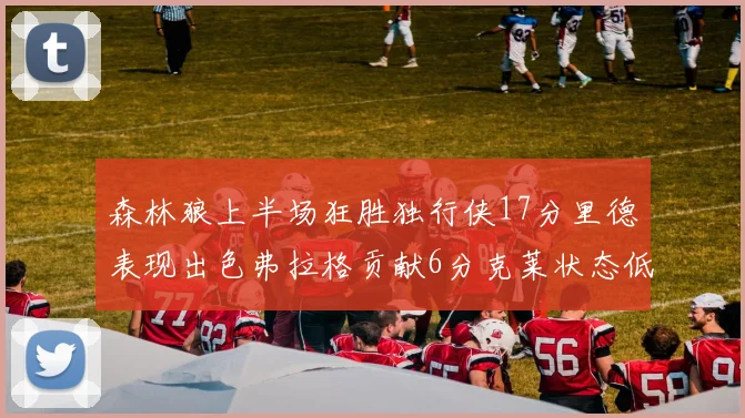 森林狼上半场狂胜独行侠17分里德表现出色弗拉格贡献6分克莱状态低迷未得分